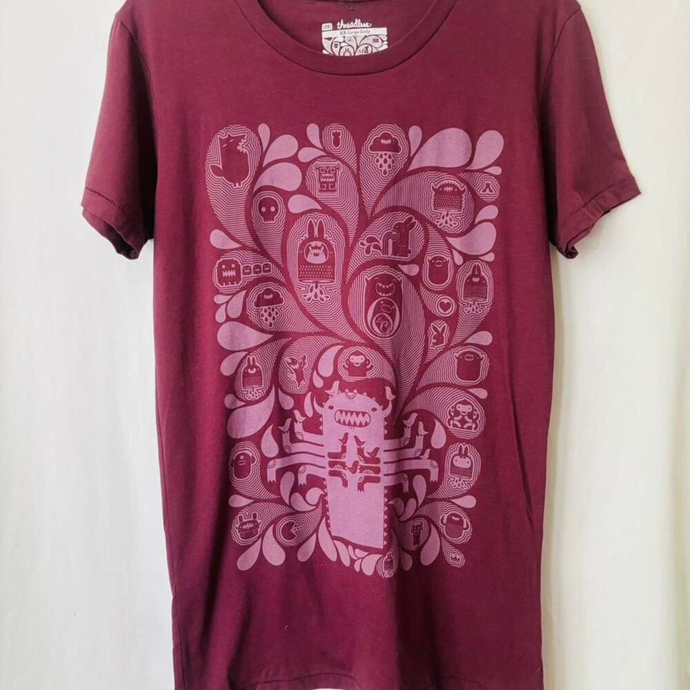 Kawaii Graphic Tee Monster Family tree Indie Artist First edition Print